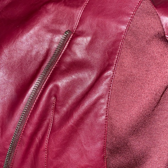 BNWOT G Vegan Leather Light Moto-Jacket - Picture 10 of 10